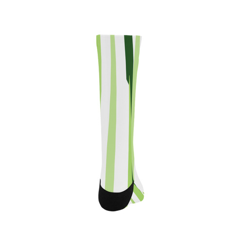 green and white Trouser Socks