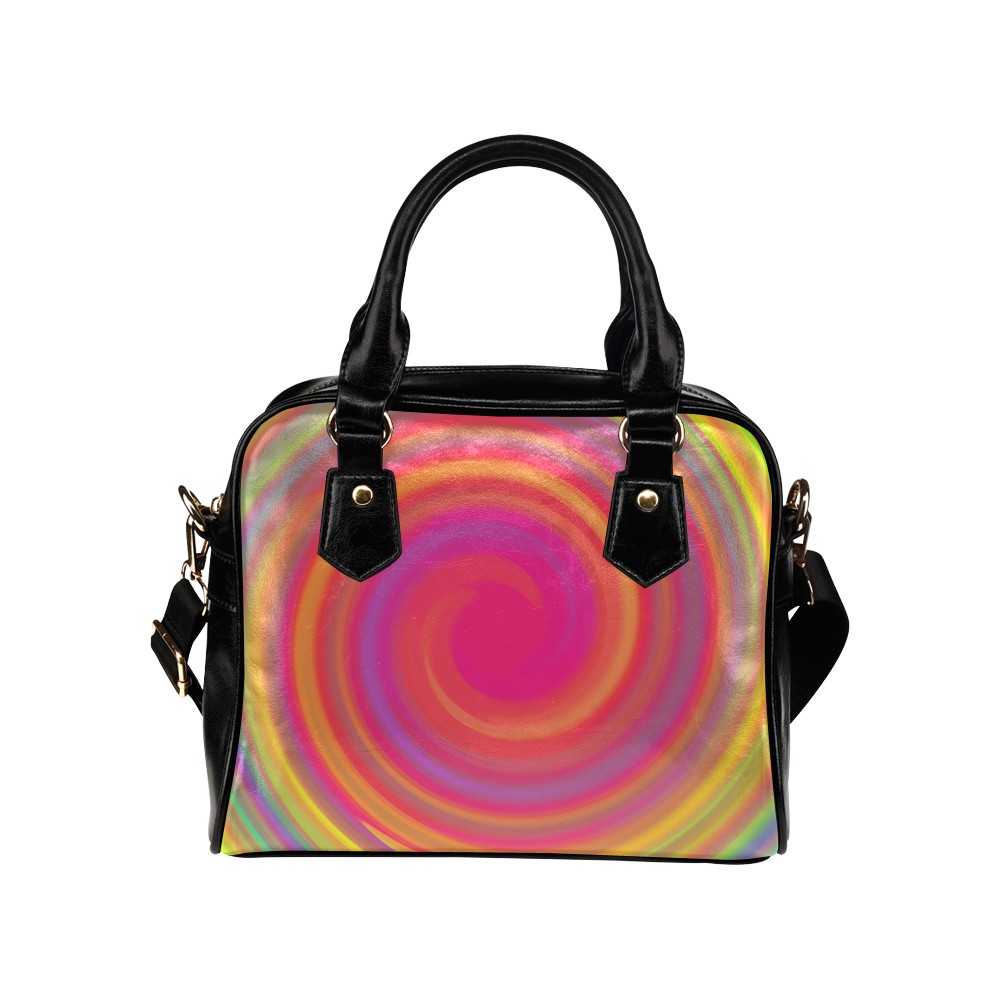 Rainbow Swirls Shoulder Handbag (Model 1634)