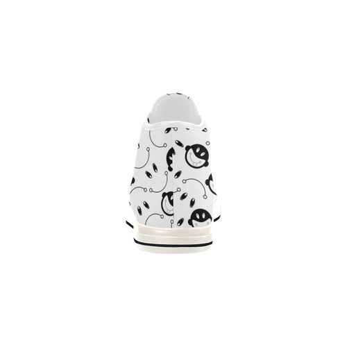 black and white funny monkeys Vancouver H Men's Canvas Shoes/Large (1013-1)