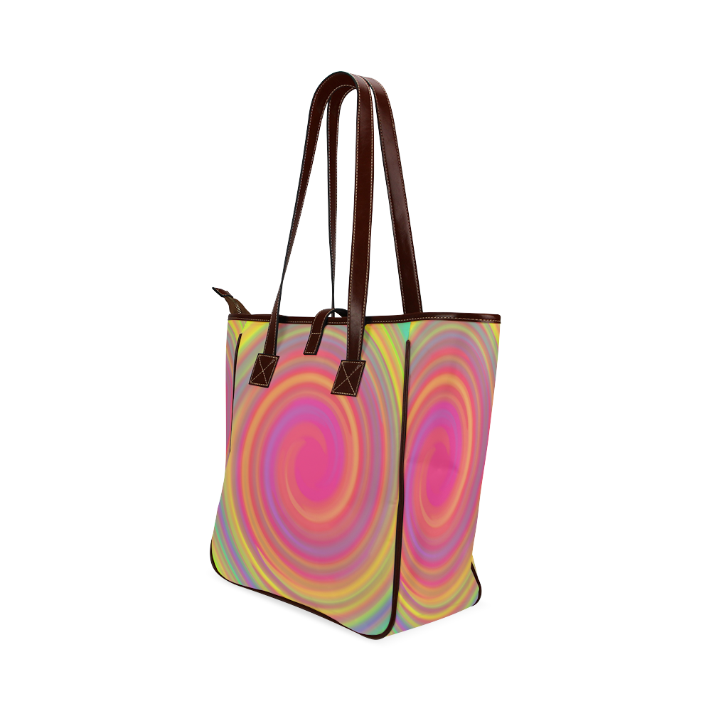 Rainbow Swirls Classic Tote Bag (Model 1644)