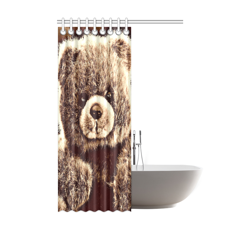 adorable Teddy 1 by FeelGood Shower Curtain 48"x72"