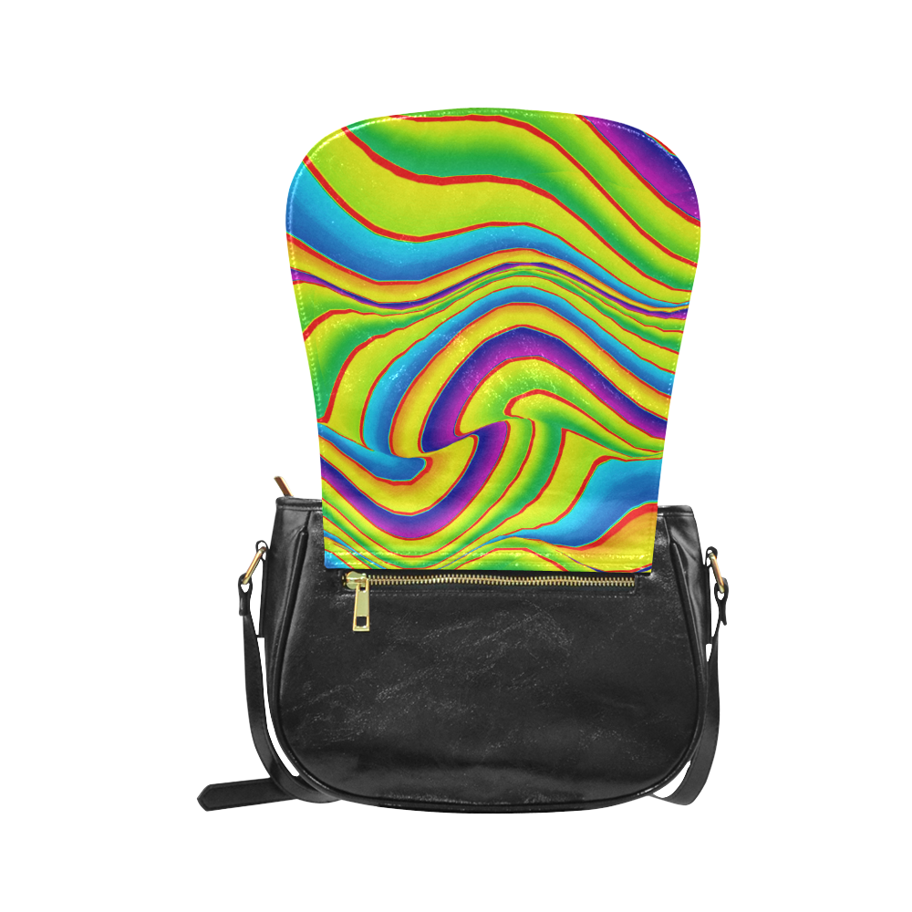 Summer Wave Colors Classic Saddle Bag/Large (Model 1648)