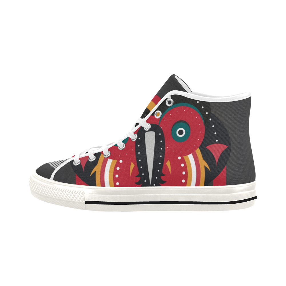 Ethnic African Tribal Art Vancouver H Men's Canvas Shoes/Large (1013-1)