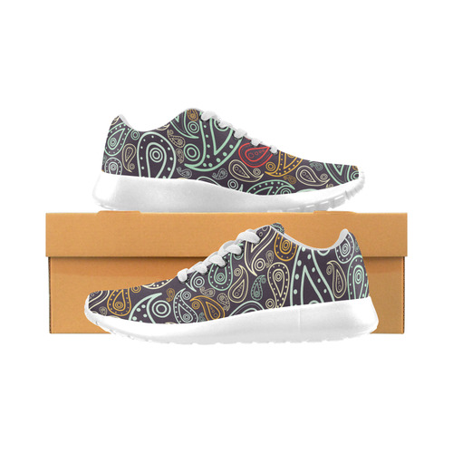 colorful paisley Men’s Running Shoes (Model 020)