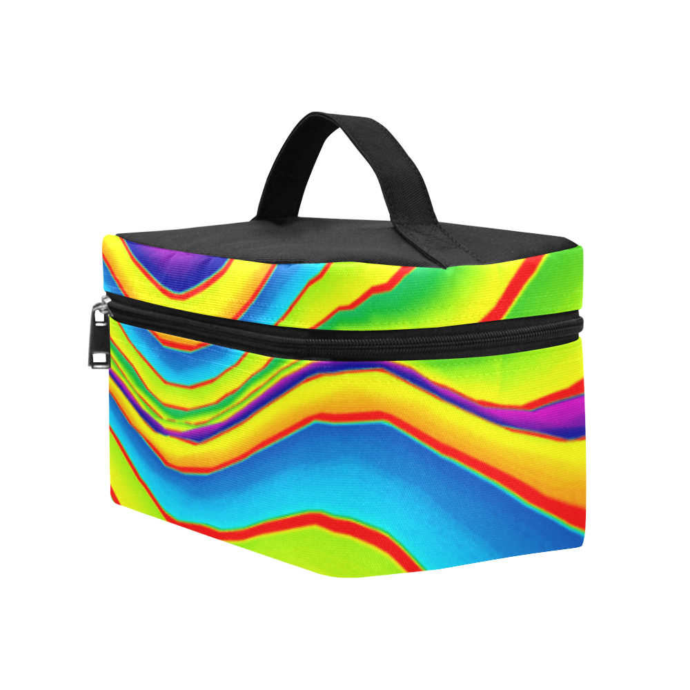 Summer Wave Colors Cosmetic Bag/Large (Model 1658)