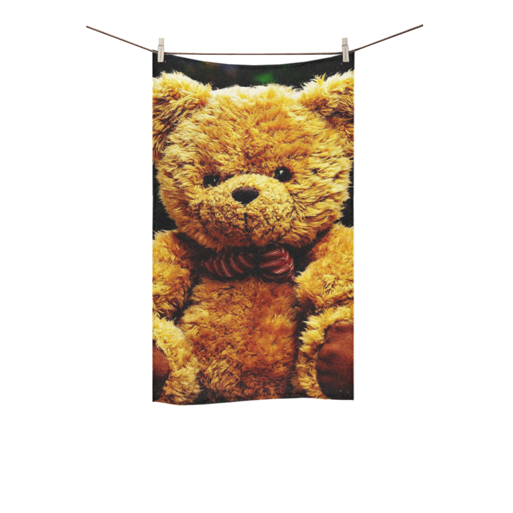 adorable Teddy 2 by FeelGood Custom Towel 16"x28"