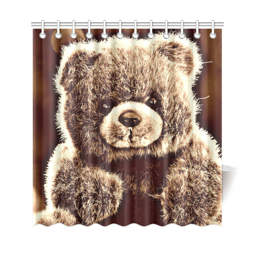 adorable Teddy 1 by FeelGood Shower Curtain 69"x72"