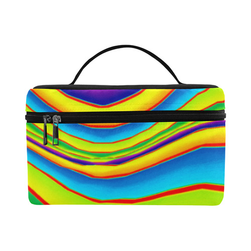 Summer Wave Colors Cosmetic Bag/Large (Model 1658)