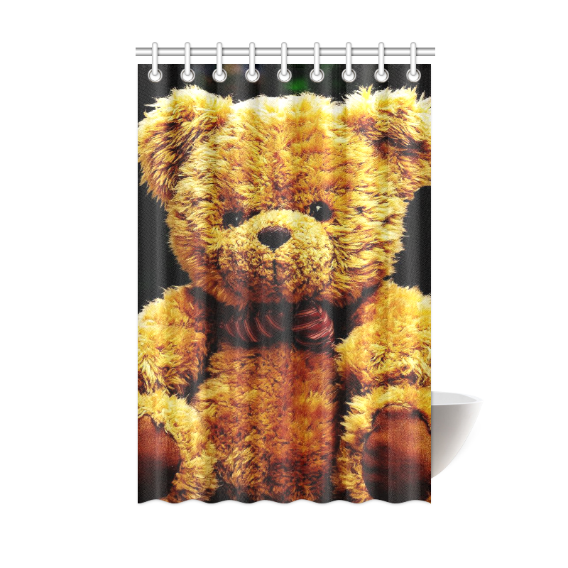 adorable Teddy 2 by FeelGood Shower Curtain 48"x72"