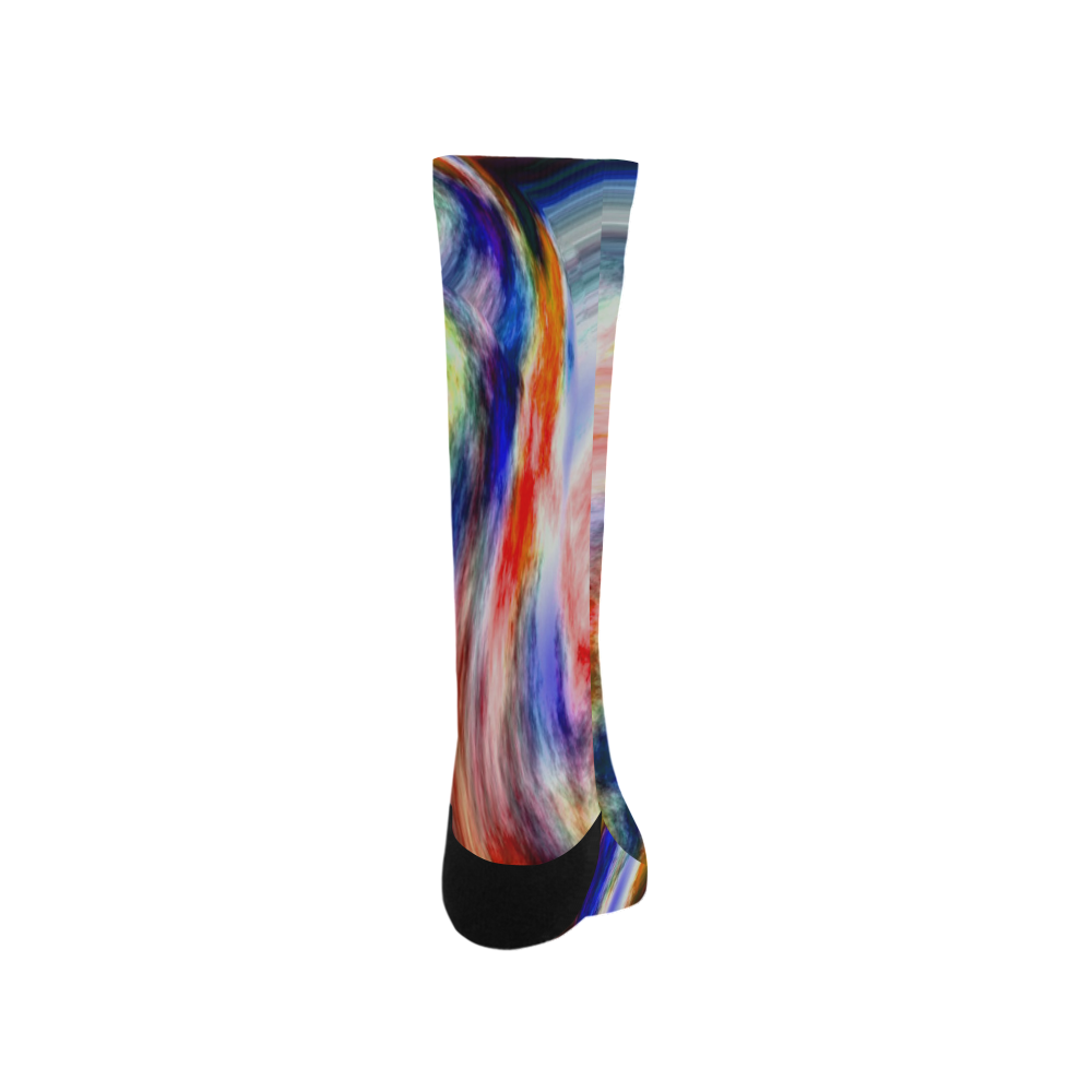 watercolor swirl Trouser Socks