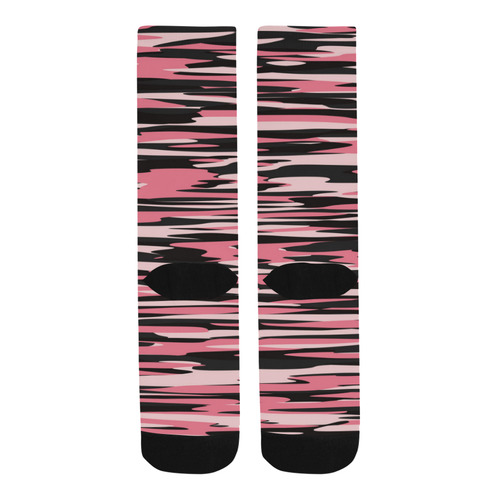 PINK and black tiger camo Trouser Socks