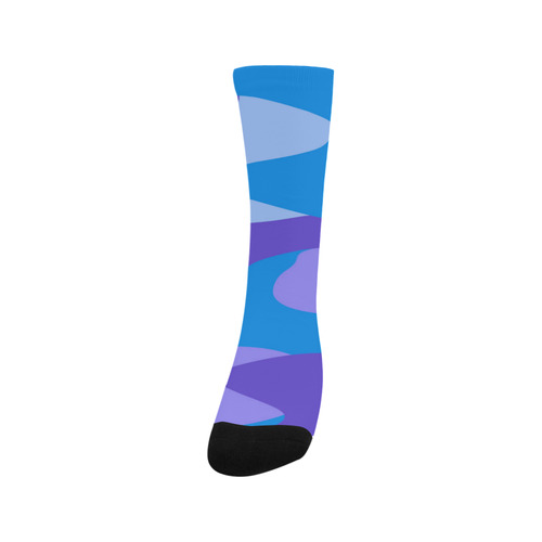 blue and purple camo Trouser Socks