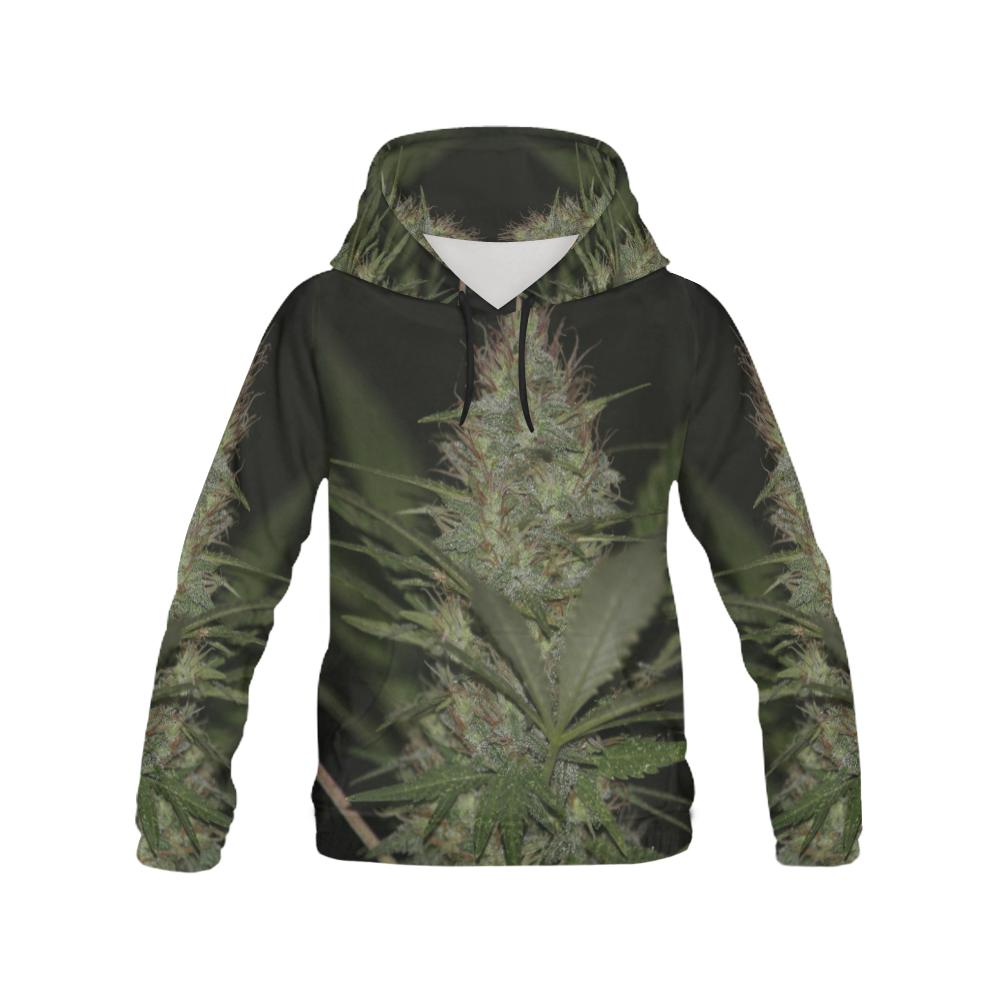 Sour Diesel All Over Print Hoodie for Women (USA Size) (Model H13)