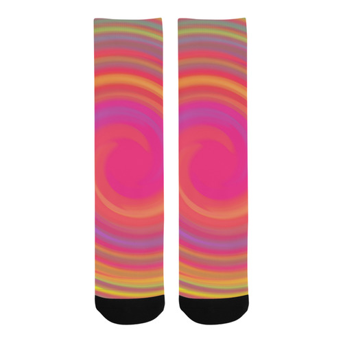 Rainbow Swirls Trouser Socks
