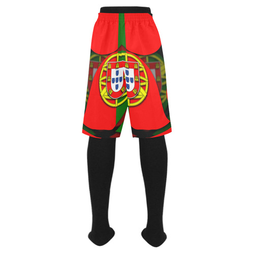 The Flag of Portugal Men's Swim Trunk (Model L21)