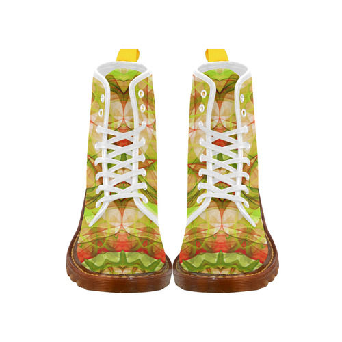 red green apples holistic mandal abstract Martin Boots For Women Model 1203H