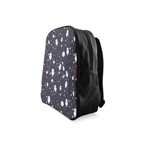 Astronaut Doodle School Backpack/Large (Model 1601)