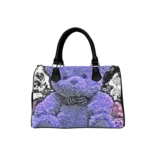 adorable Teddy 2D by FeelGood Boston Handbag (Model 1621)