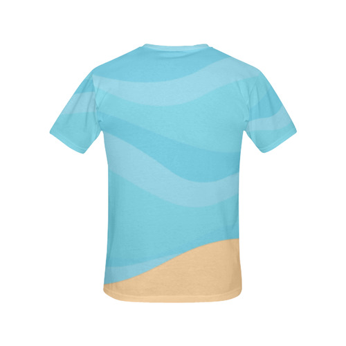 Mermaid Marie Ocean Tee All Over Print T-Shirt for Women (USA Size) (Model T40)