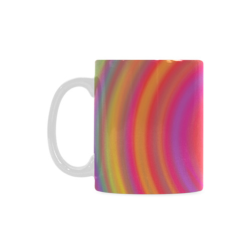 Rainbow Swirls White Mug(11OZ)
