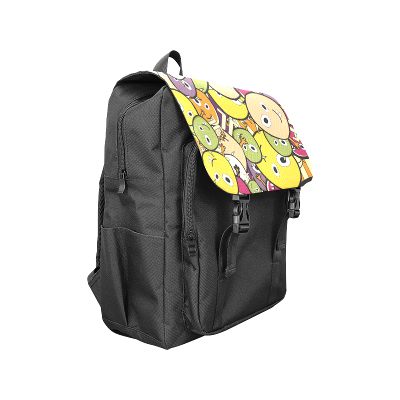 monster colorful doodle Casual Shoulders Backpack (Model 1623)