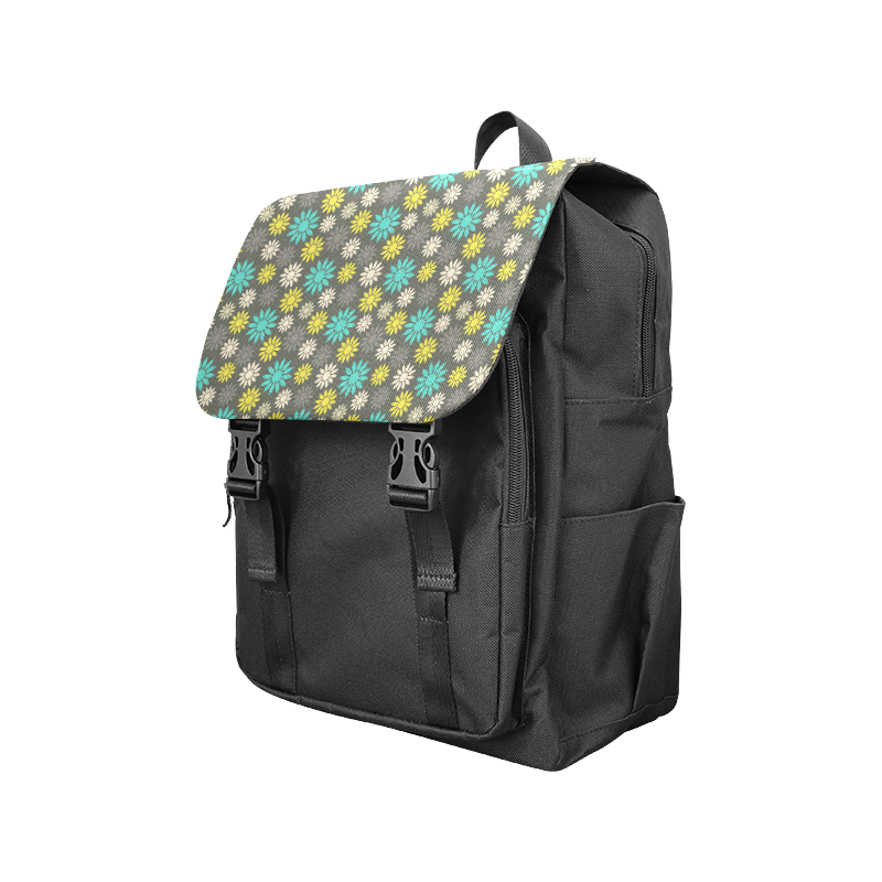 Symbolic Camomiles Floral Casual Shoulders Backpack (Model 1623)