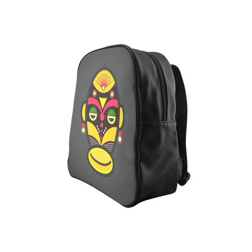 African Traditional Tribal Mask School Backpack (Model 1601)(Small)