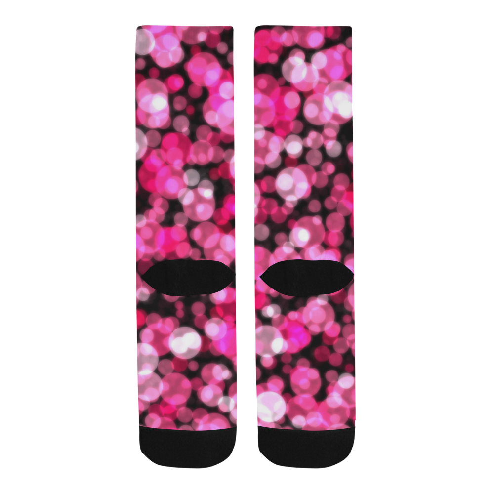 pink bokeh Trouser Socks