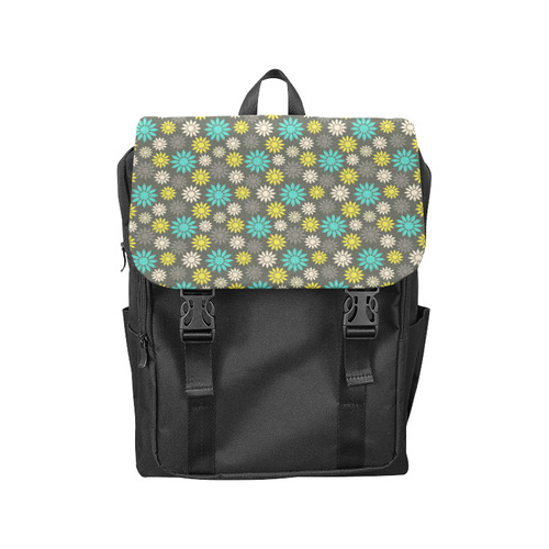 Symbolic Camomiles Floral Casual Shoulders Backpack (Model 1623)