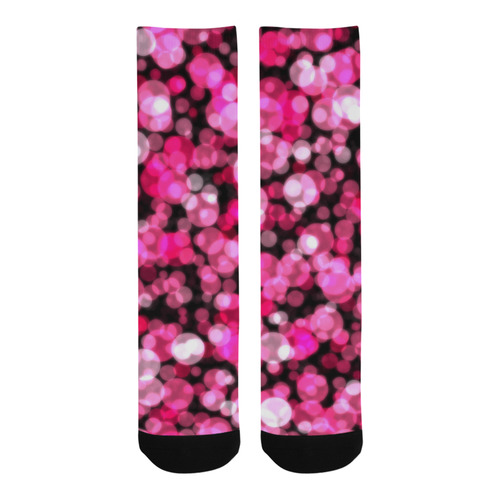 pink bokeh Trouser Socks