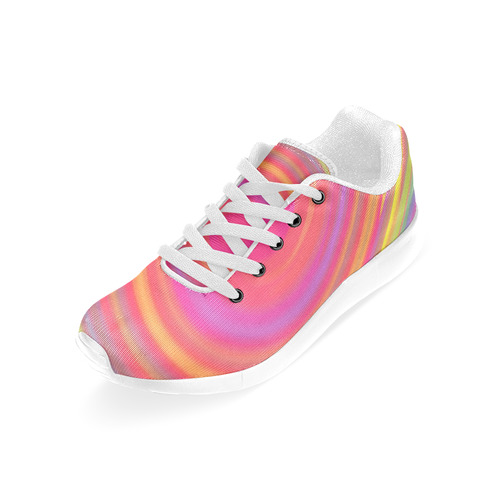 Rainbow Swirls Men’s Running Shoes (Model 020)