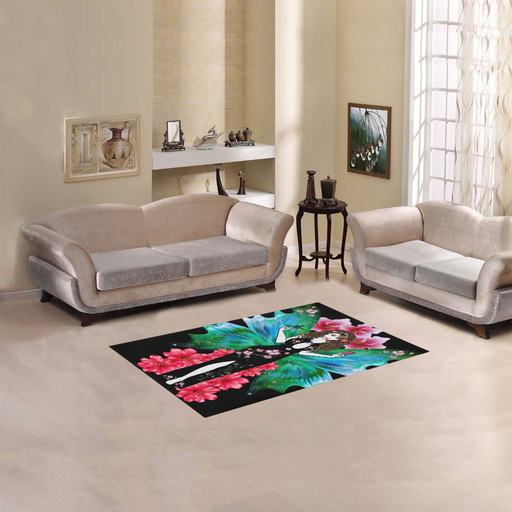 Flower Fairy Area Rug 2'7"x 1'8‘’