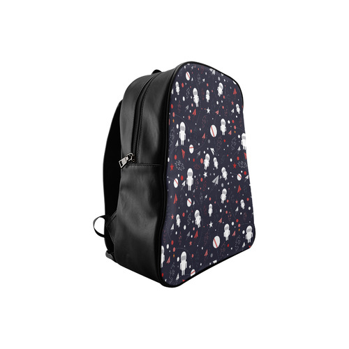 Astronaut Doodle School Backpack/Large (Model 1601)