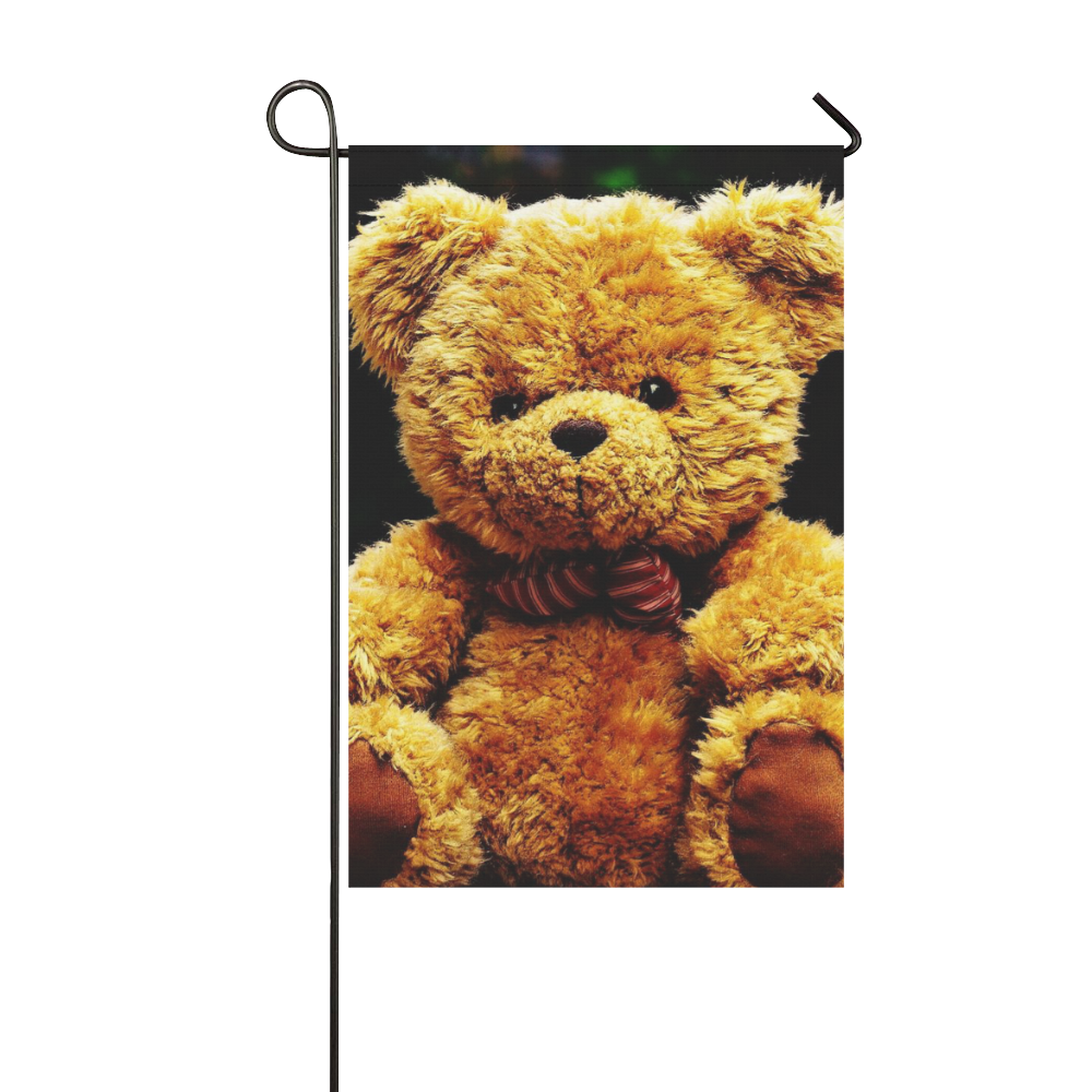 adorable Teddy 2 by FeelGood Garden Flag 12‘’x18‘’（Without Flagpole）