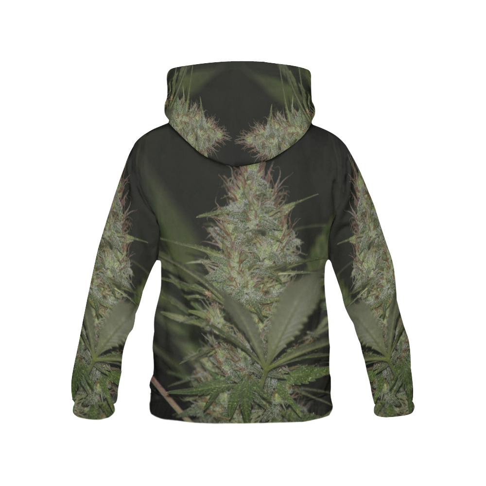 Sour Diesel All Over Print Hoodie for Women (USA Size) (Model H13)