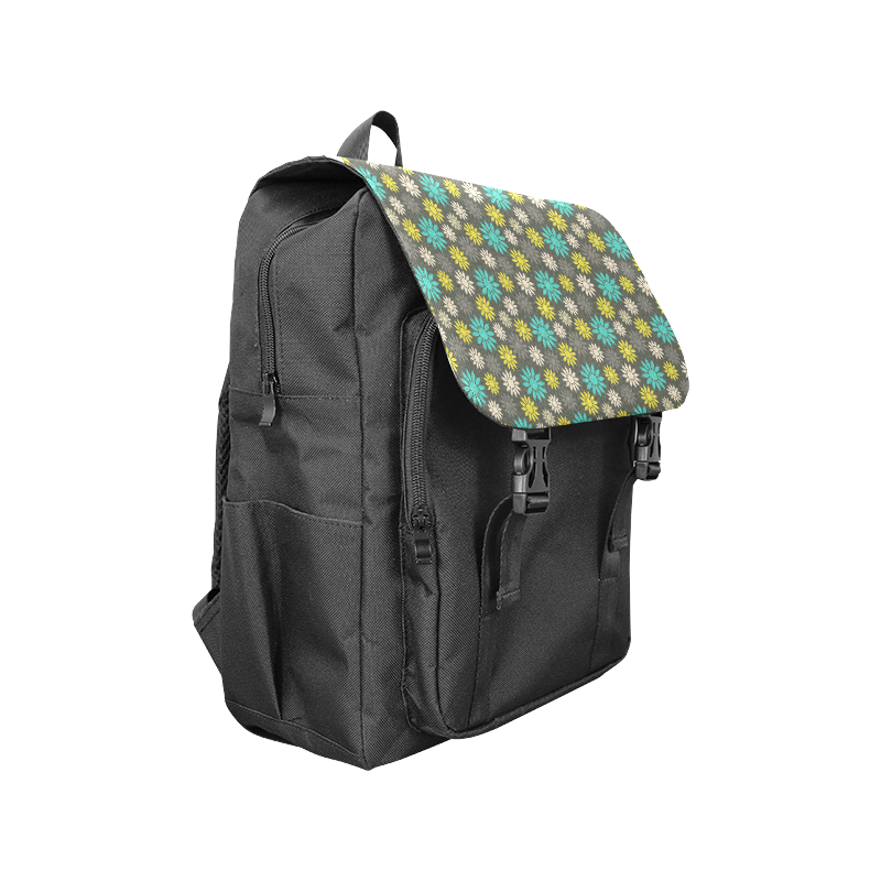 Symbolic Camomiles Floral Casual Shoulders Backpack (Model 1623)