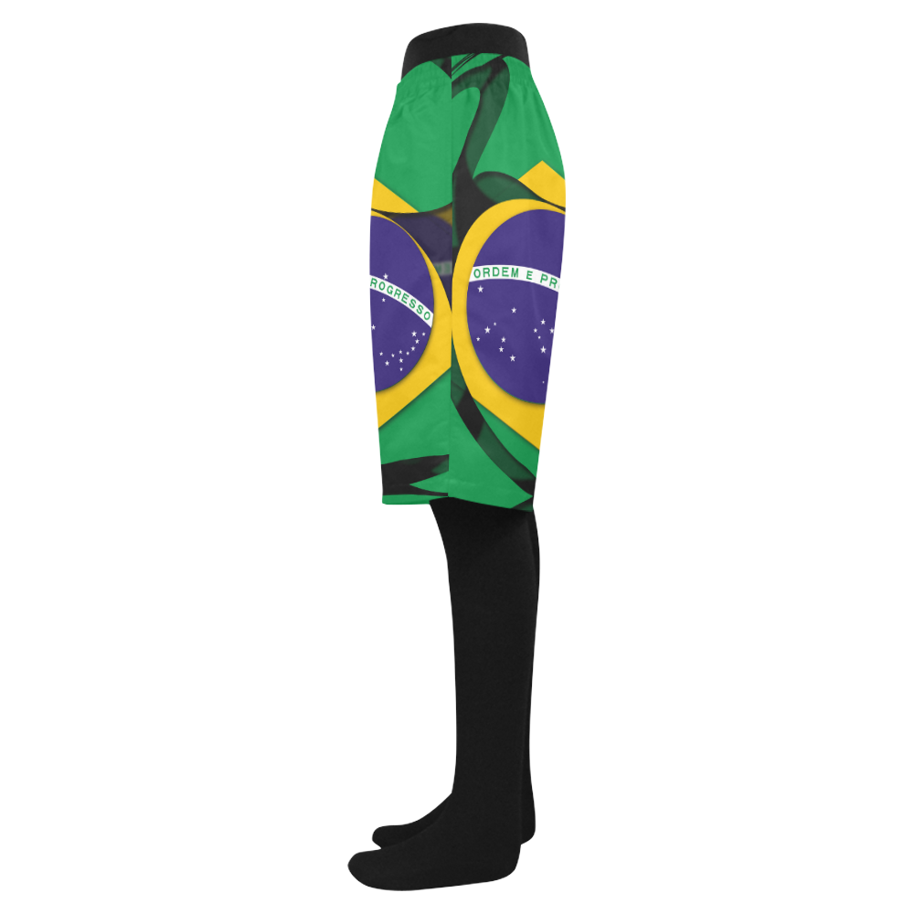 The Flag of Brazil Men's Swim Trunk (Model L21)