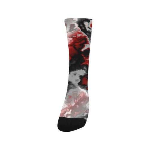 black gray white red Trouser Socks