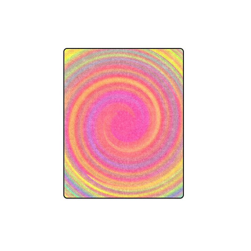 Rainbow Swirls Blanket 40"x50"