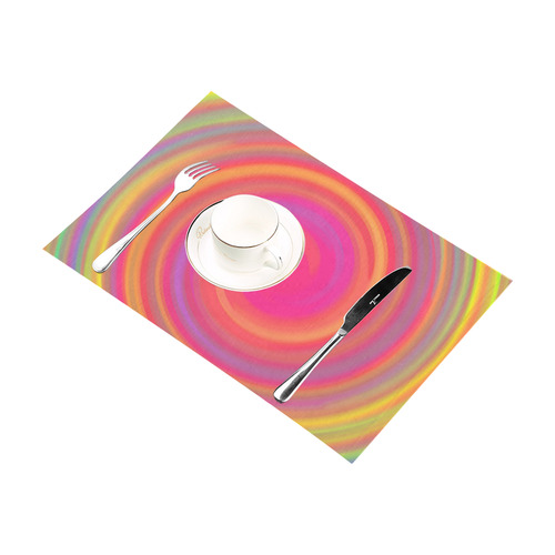 Rainbow Swirls Placemat 12’’ x 18’’ (Set of 4)