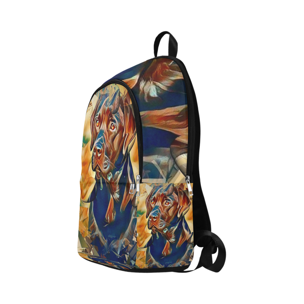 Labrador Popart Drops by Nico Bielow Fabric Backpack for Adult (Model 1659)