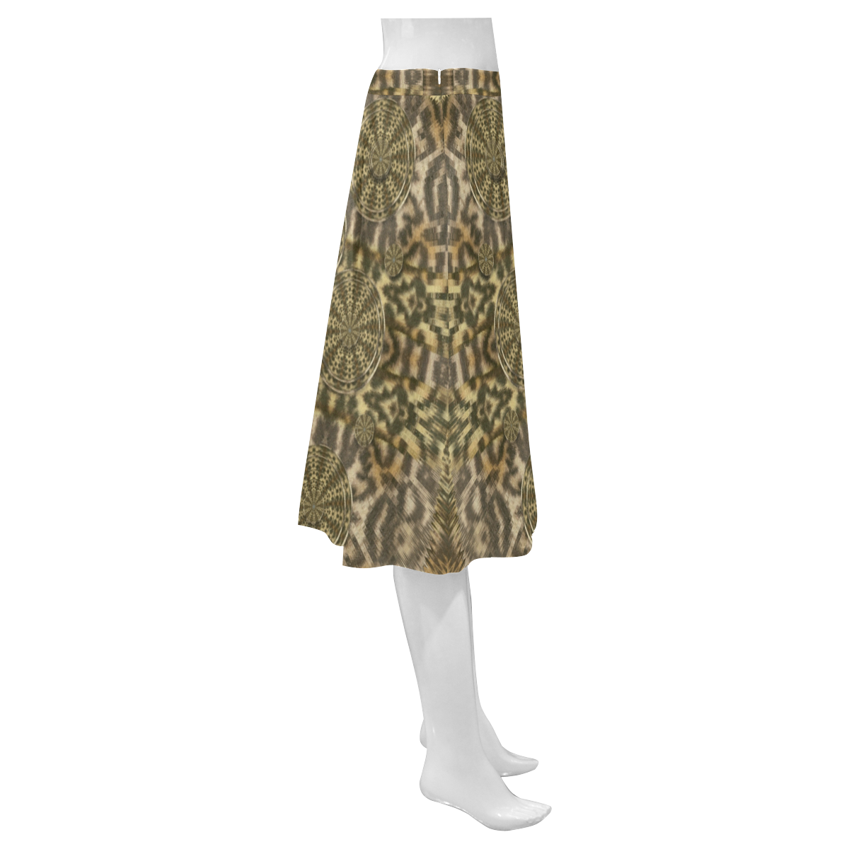 A big kitten I am and soft Mnemosyne Women's Crepe Skirt (Model D16)
