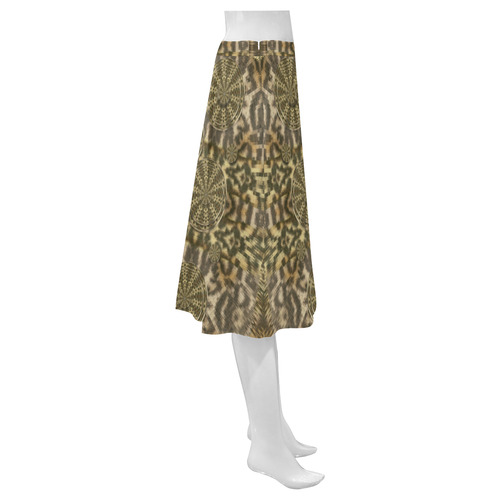 A big kitten I am and soft Mnemosyne Women's Crepe Skirt (Model D16)