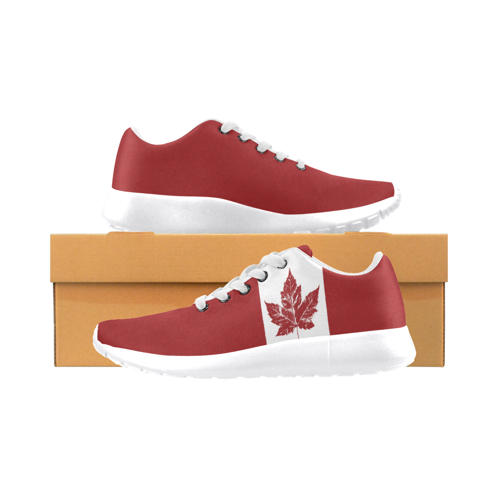 Cool Canada Flag Running Shoes Canada Sneakers Men’s Running Shoes (Model 020)