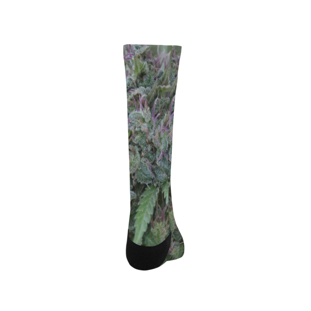 Purple Hair Lady Trouser Socks