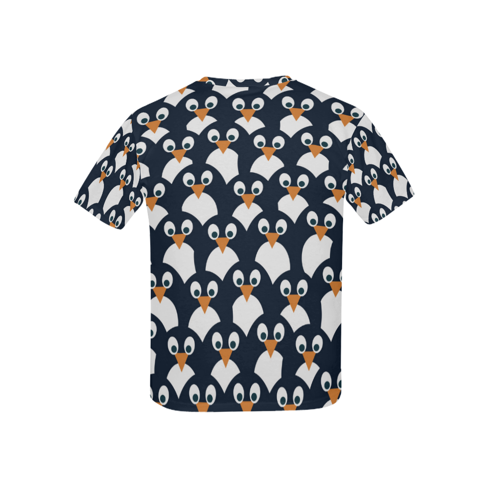 Penguin Pattern Kids' All Over Print T-shirt (USA Size) (Model T40)