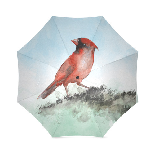 Birds watercolor Foldable Umbrella (Model U01)