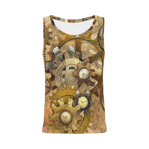 steampunk All Over Print Tank Top for Women (Model T43)