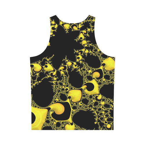 special fractal 04 yellow All Over Print Tank Top for Men (Model T43)