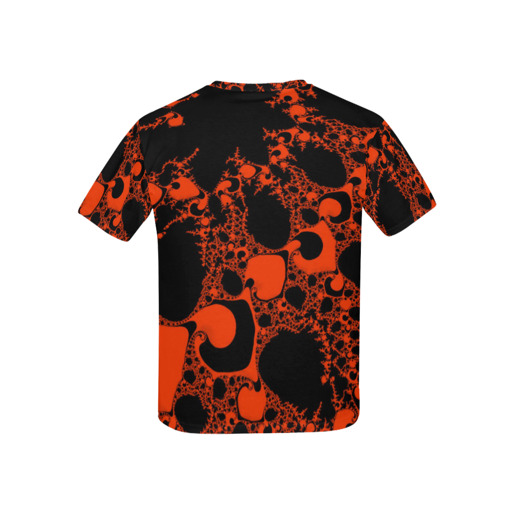 special fractal 04 red Kids' All Over Print T-shirt (USA Size) (Model T40)